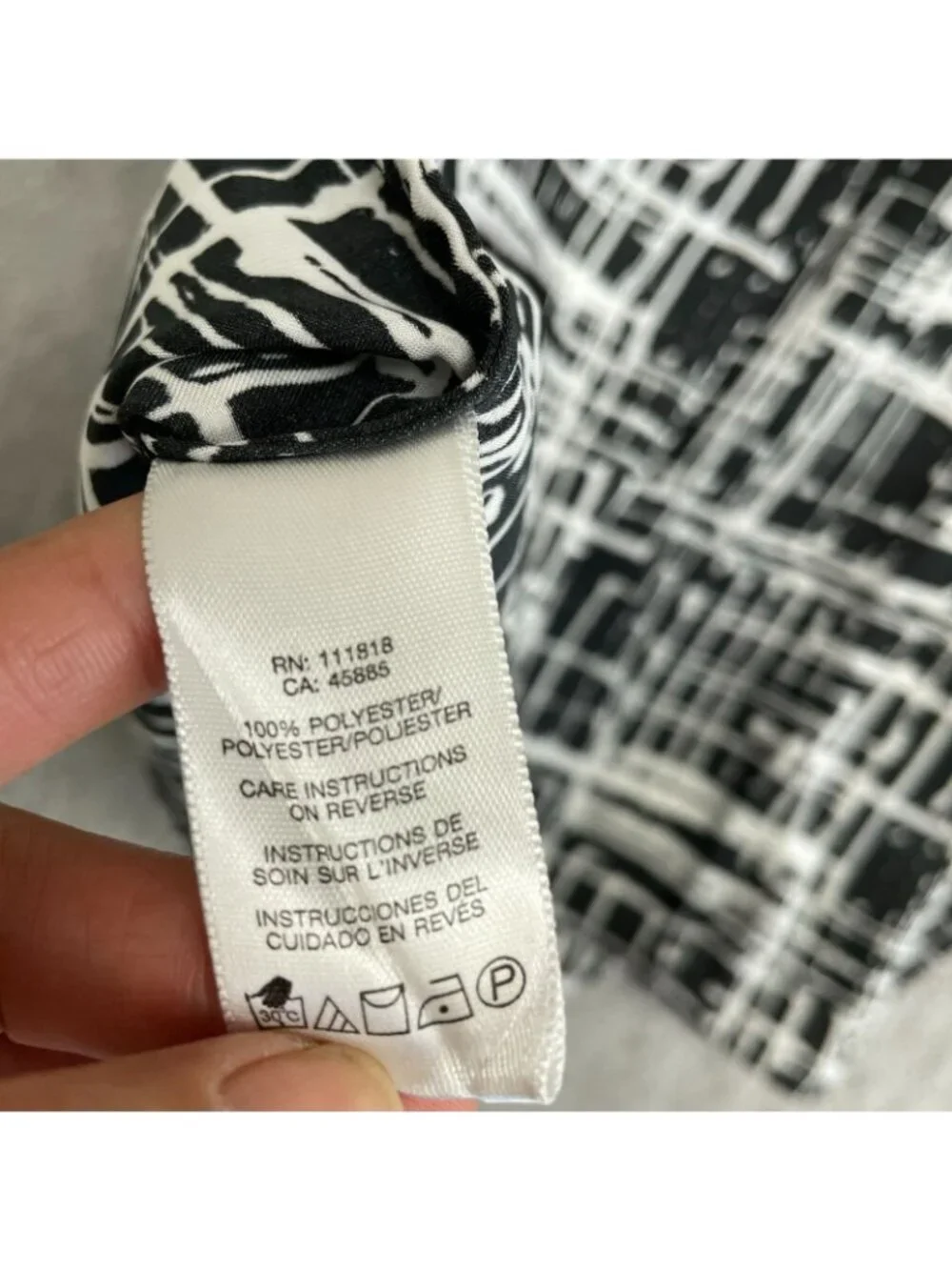 Michael Kors Women's 4 Abstract Sleeveless Ruffle Chiffon Blouse P0268